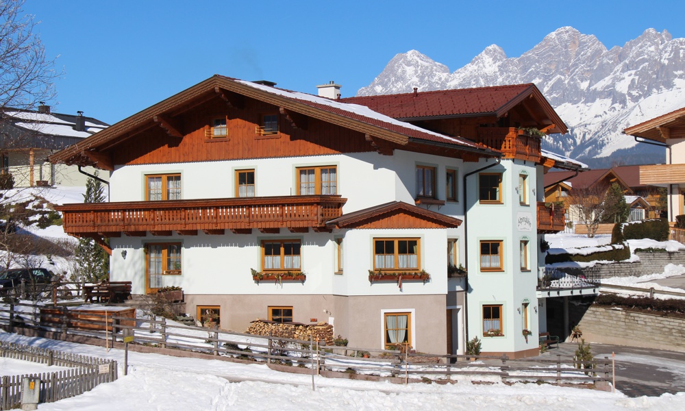 Haus Alpenglühn im Winter